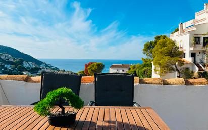 Terrace of Flat for sale in Moraira  with Air Conditioner, Terrace and Swimming Pool