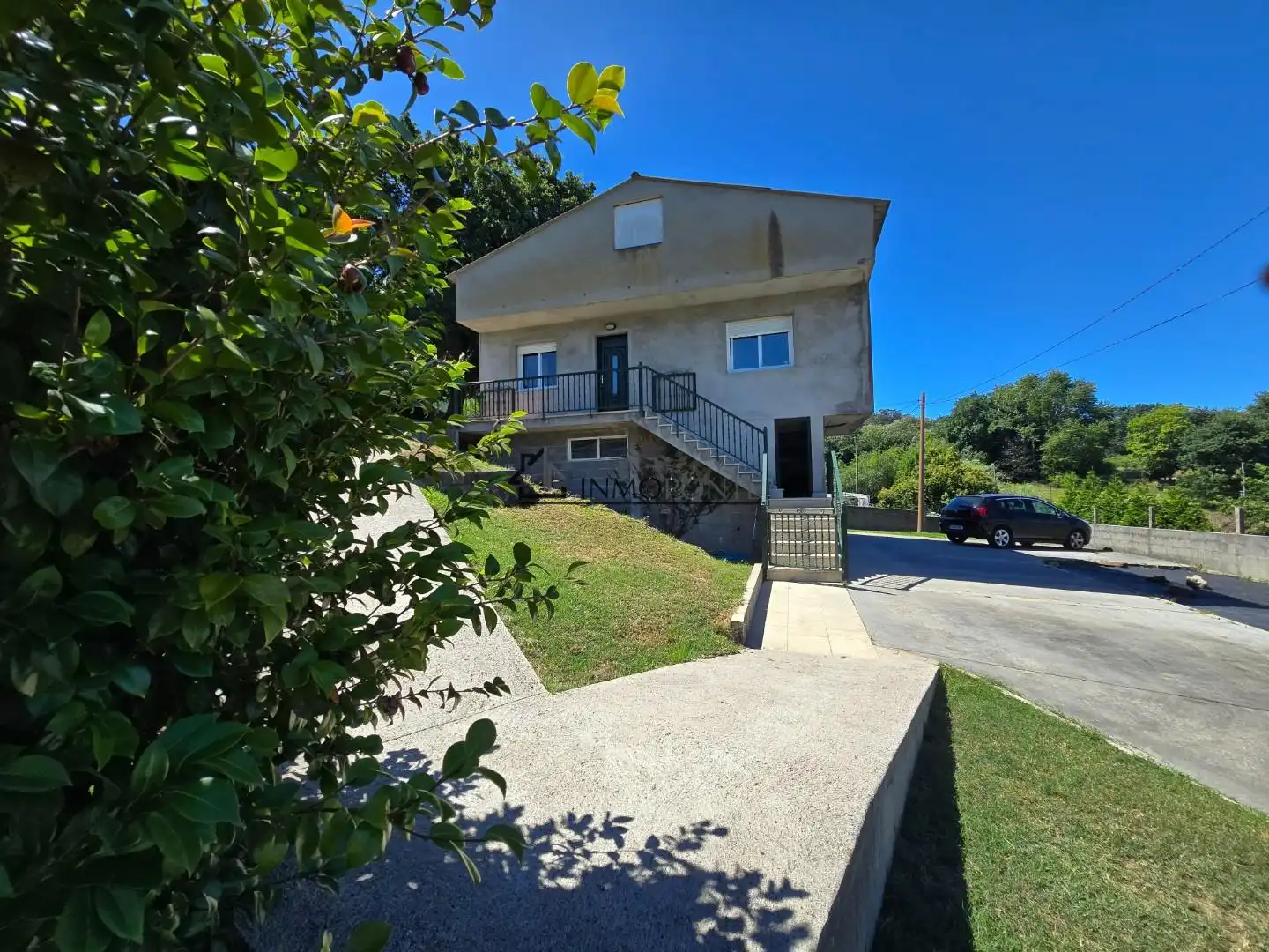 Vista exterior de Casa o chalet en venta en Pontevedra Capital  con Calefacción, Jardín privado y Terraza