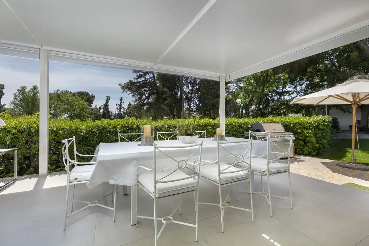 Terraza de Casa o chalet en venta en Marbella con Jardín privado, Terraza y Piscina