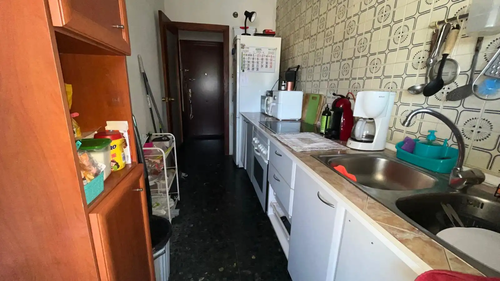 Kitchen of Flat for sale in Málaga  with Air Conditioner, Furnished and Community pool