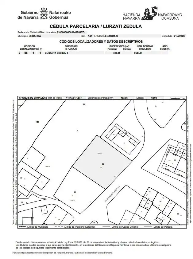 Residencial en venta en Legarda
