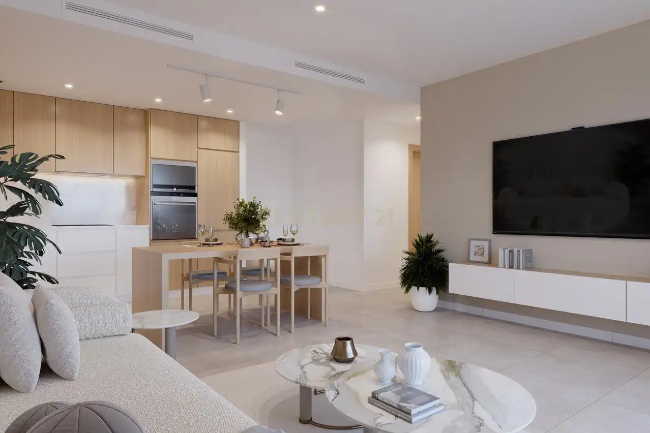 Living room of Flat for sale in Murcia  with Air Conditioner, Storage room and Oven