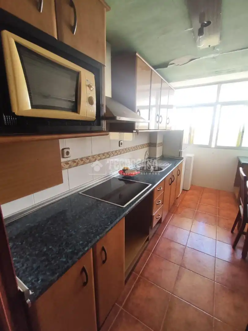 Küche von Wohnung zum Verkauf in Málaga mit Klimaanlage und Terrasse