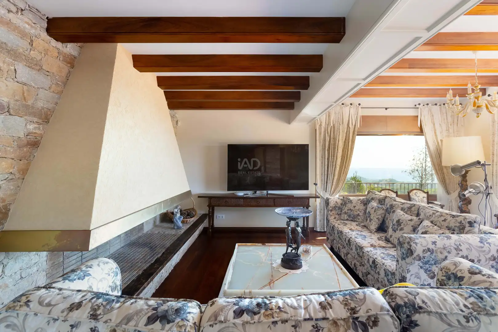 Sala d'estar de Casa o xalet en venda en Sant Andreu de Llavaneres amb Aire condicionat, Calefacció i Terrassa
