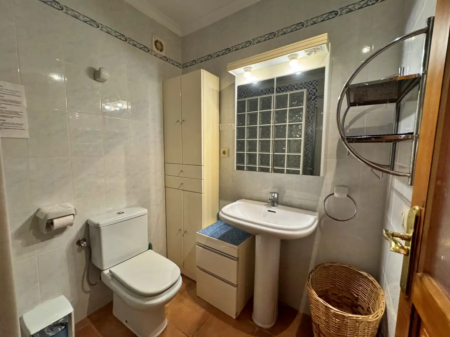 Baño de Apartamento de alquiler en Benitachell / El Poble Nou de Benitatxell con Aire acondicionado, Calefacción y Terraza