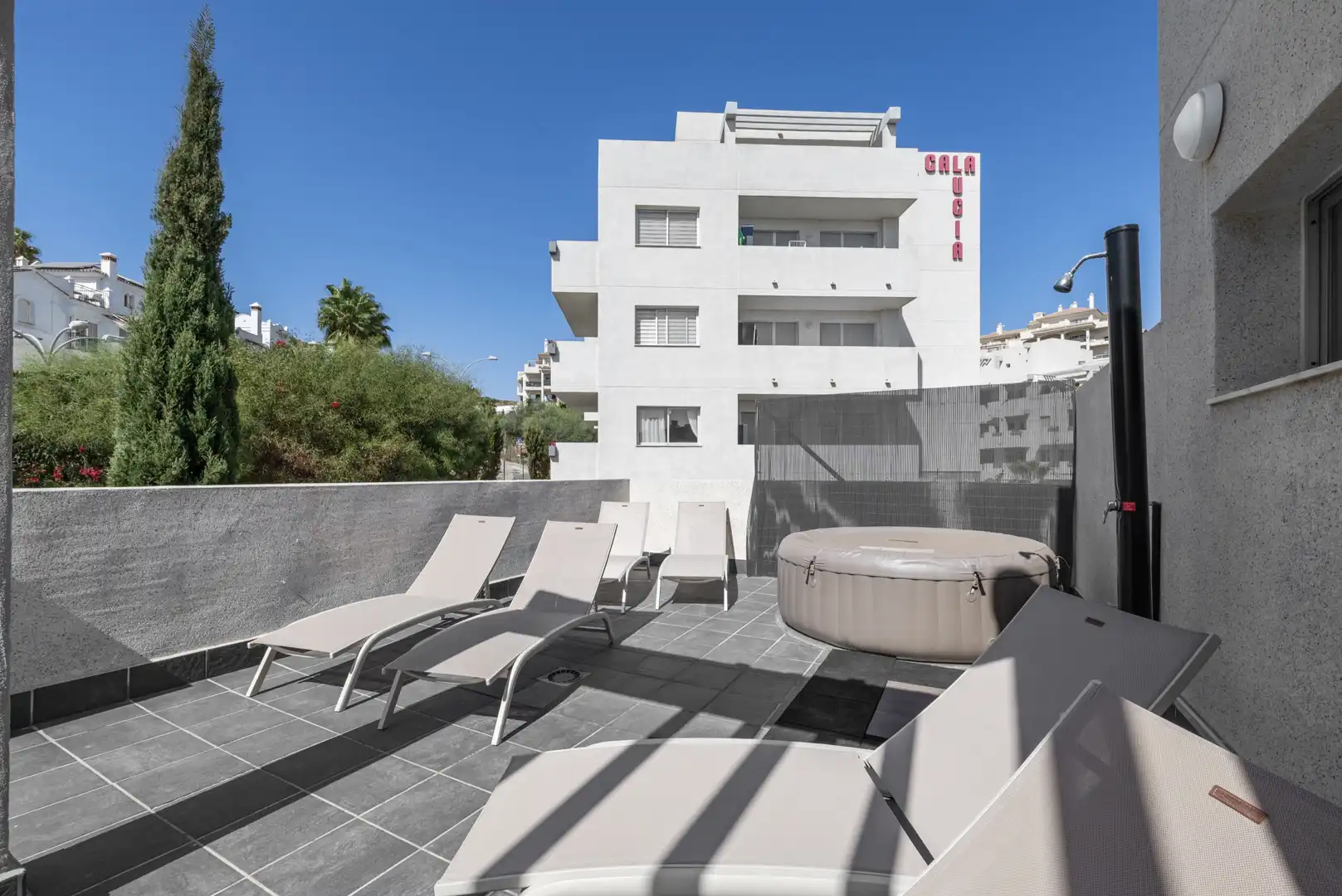 Terraza de Ático en venta en Mijas con Aire acondicionado, Terraza y Piscina