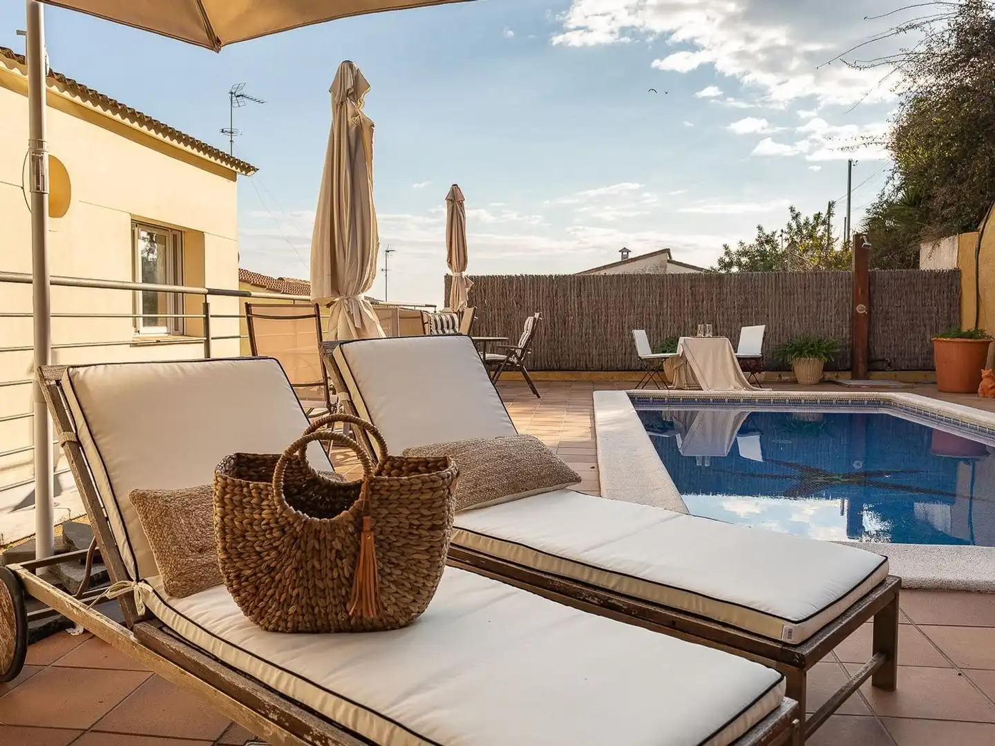 Terraza de Casa o chalet en venta en Santa Susanna con Aire acondicionado, Jardín privado y Terraza
