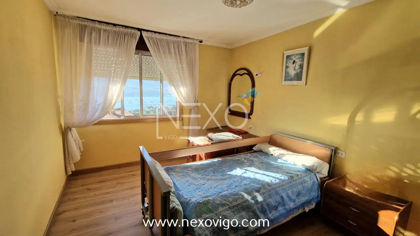 Habitación de Casa o chalet en venta en Moaña con Jardín privado, Terraza y Trastero