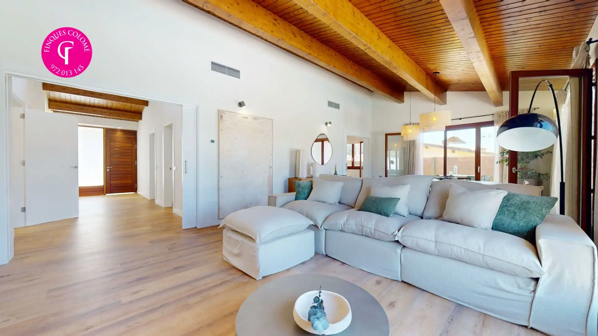 Living room of Houses for sale in Sant Julià de Ramis  with Air Conditioner, Heating and Terrace