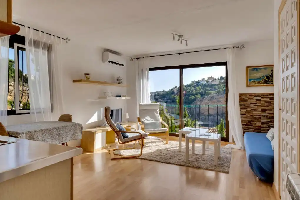 Sala d'estar de Finca rústica en venda en Benitachell / El Poble Nou de Benitatxell