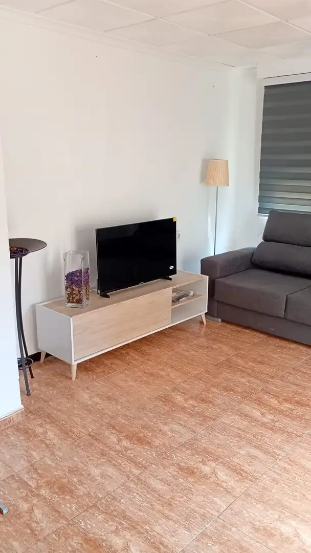 Sala de estar de Piso de alquiler en Elda con Terraza y Amueblado