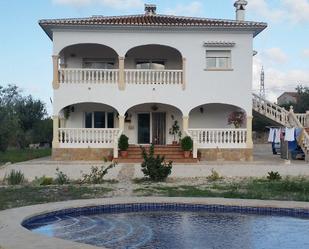 Vista exterior de Finca rústica de lloguer en Pedreguer amb Aire condicionat, Terrassa i Piscina