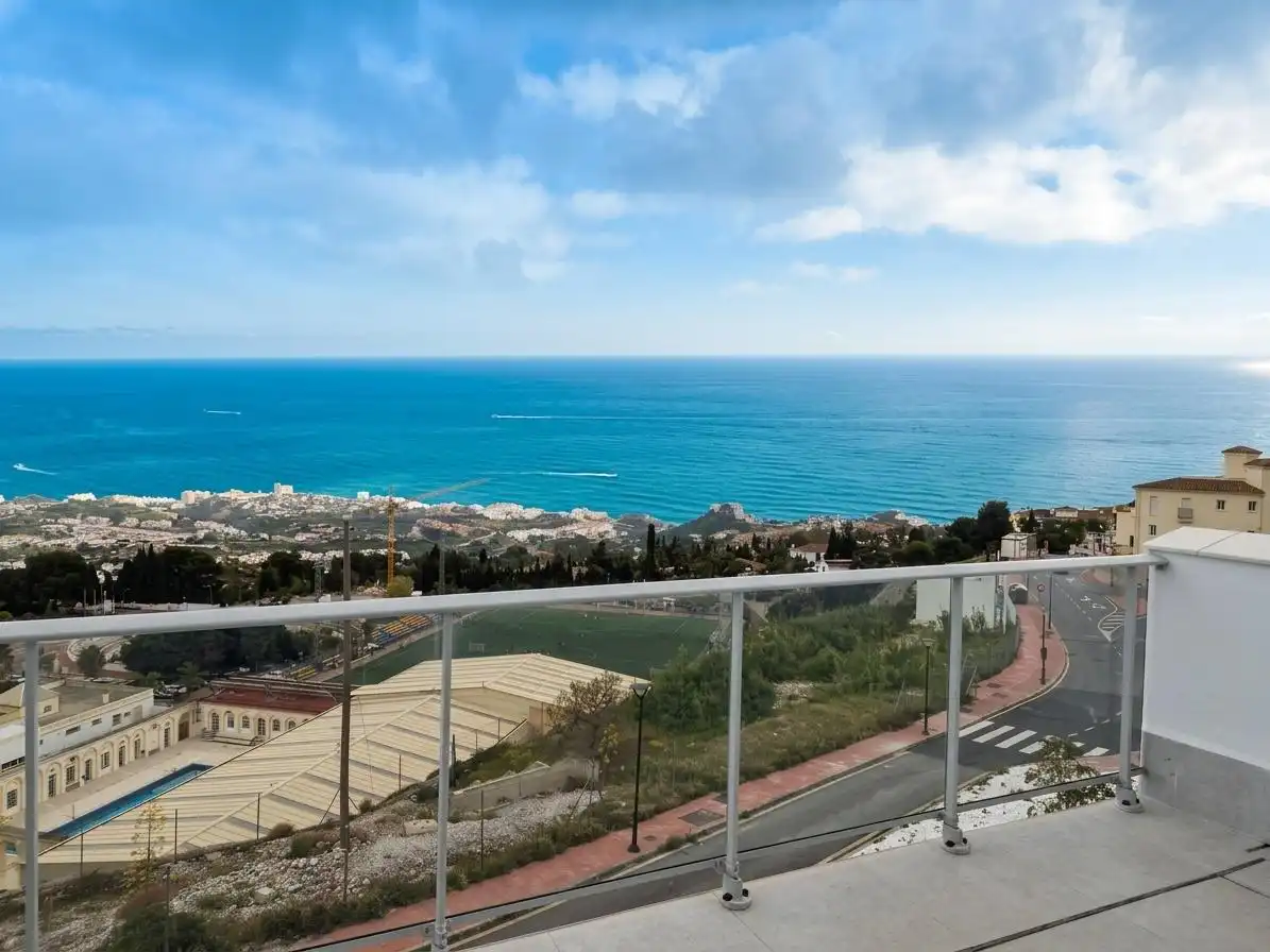 Penthouse mit Pool zum Verkauf in Benalmádena pueblo