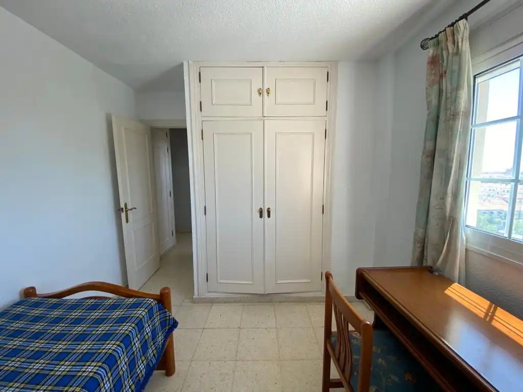 Schlafzimmer von Wohnung zur untervermieten in Málaga mit Terrasse, Möbliert und Alarm
