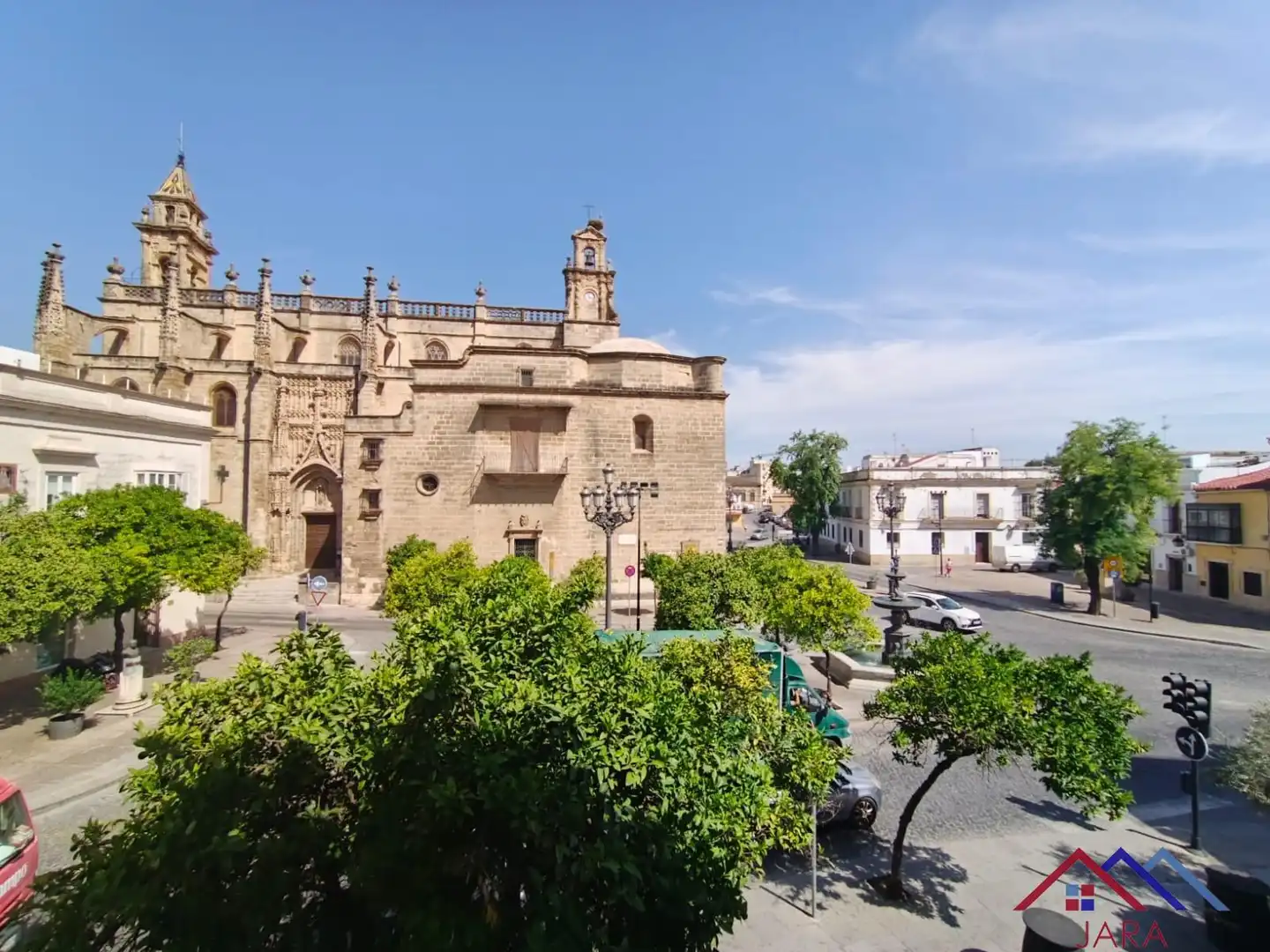 Vista exterior de Apartament de lloguer en Jerez de la Frontera amb Aire condicionat, Terrassa i Moblat