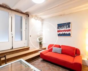 Living room of Flat to rent in  Barcelona Capital  with Air Conditioner, Heating and Furnished