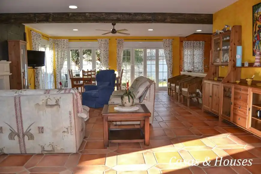 Sala d'estar de Casa o xalet en venda en La Manga del Mar Menor amb Jardí privat, Terrassa i Moblat
