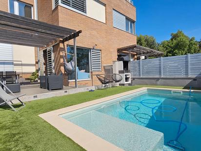 Swimming pool of Single-family semi-detached for sale in Sant Antoni de Vilamajor  with Air Conditioner, Heating and Private garden