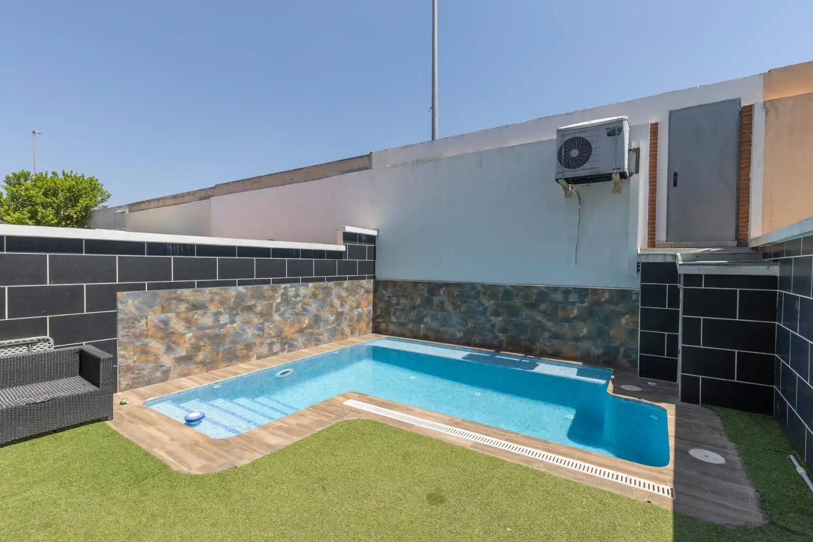 Piscina de Casa adosada en venda en Pulianas amb Aire condicionat, Calefacció i Terrassa