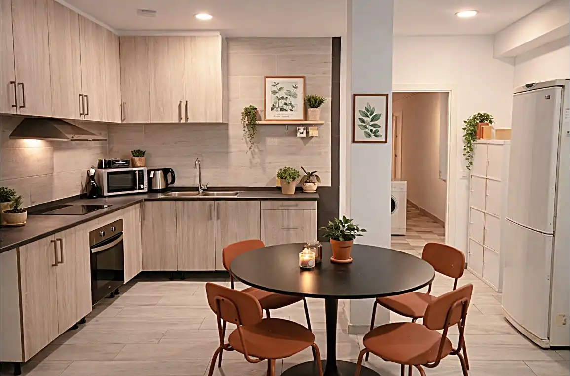 Kitchen of Lofts for sale in  Barcelona Capital  with Heating, Furnished and Oven