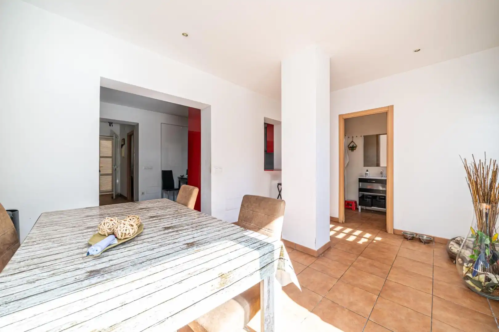 Menjador de Planta baixa en venda en  Palma de Mallorca amb Jardí privat, Terrassa i Moblat