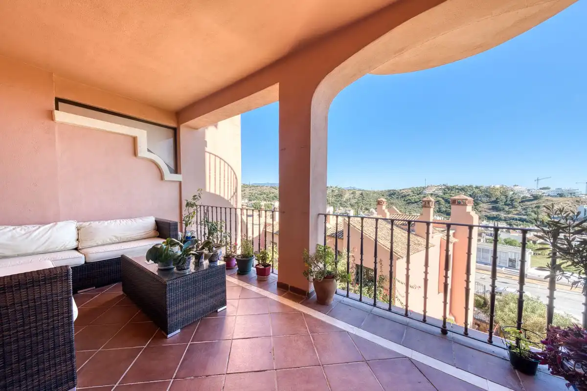 Terraza de Casa adosada en venta en Estepona con Aire acondicionado, Terraza y Piscina comunitaria