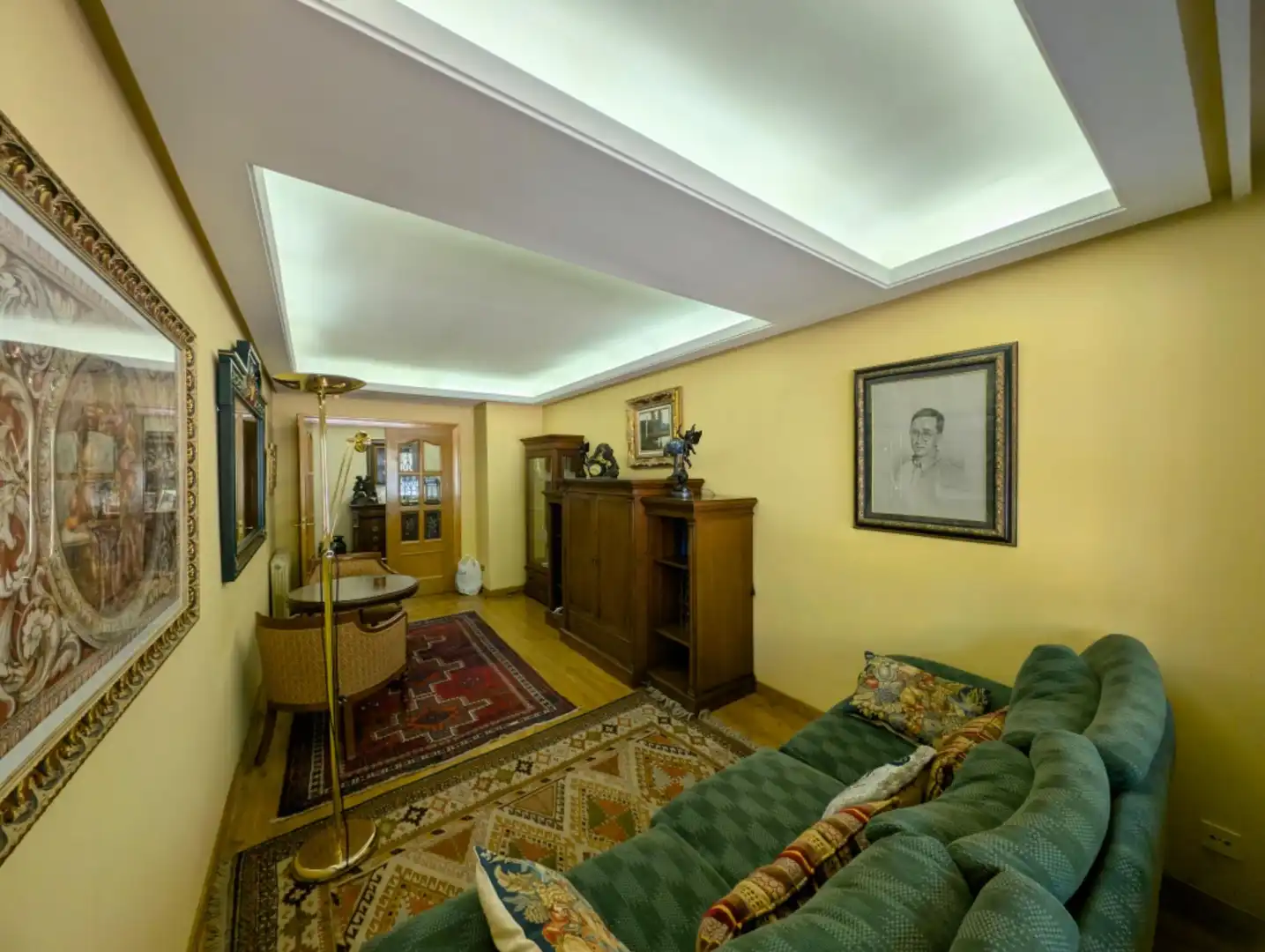Sala d'estar de Casa o xalet en venda en Aller amb Calefacció, Jardí privat i Terrassa