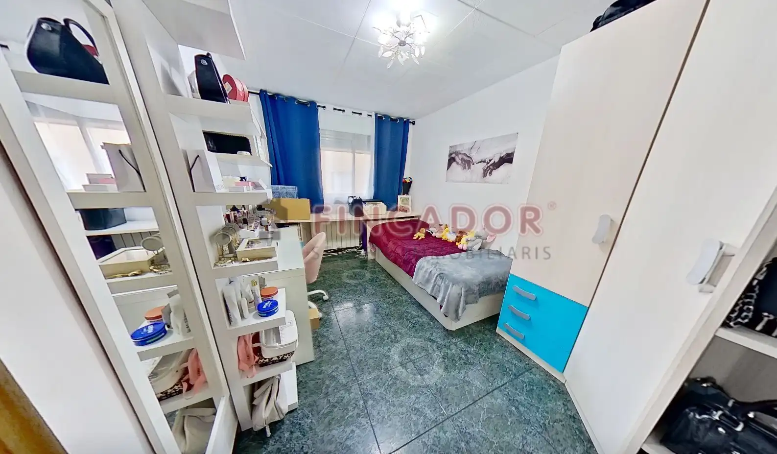Bedroom of Flat for sale in Terrassa  with Air Conditioner and Heating