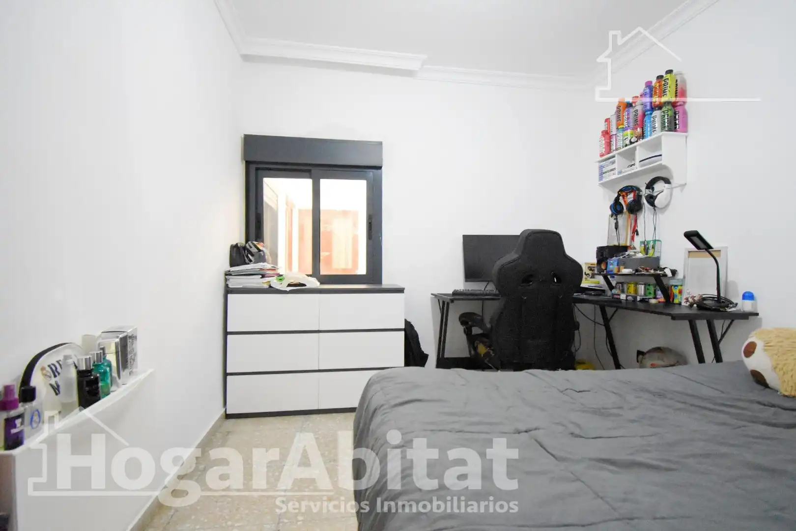 Bedroom of Flat for sale in Oliva  with Air Conditioner, Heating and Terrace