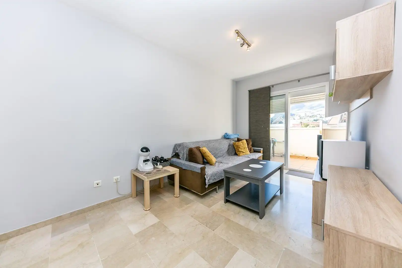 Sala de estar de Dúplex en venta en Benalmádena con Aire acondicionado, Calefacción y Jardín privado