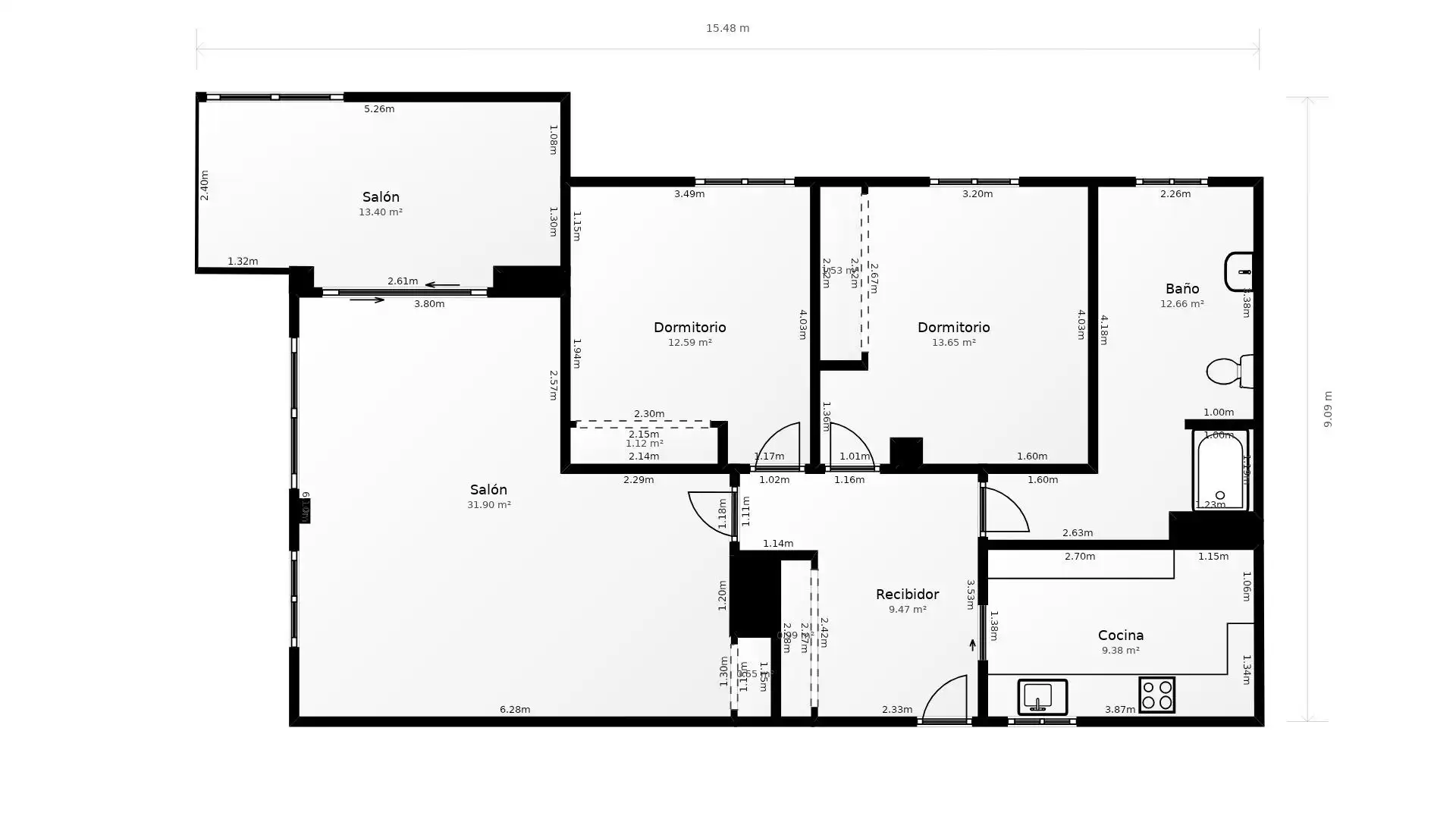 Flat for sale in Fuengirola  with Air Conditioner, Heating and Balcony