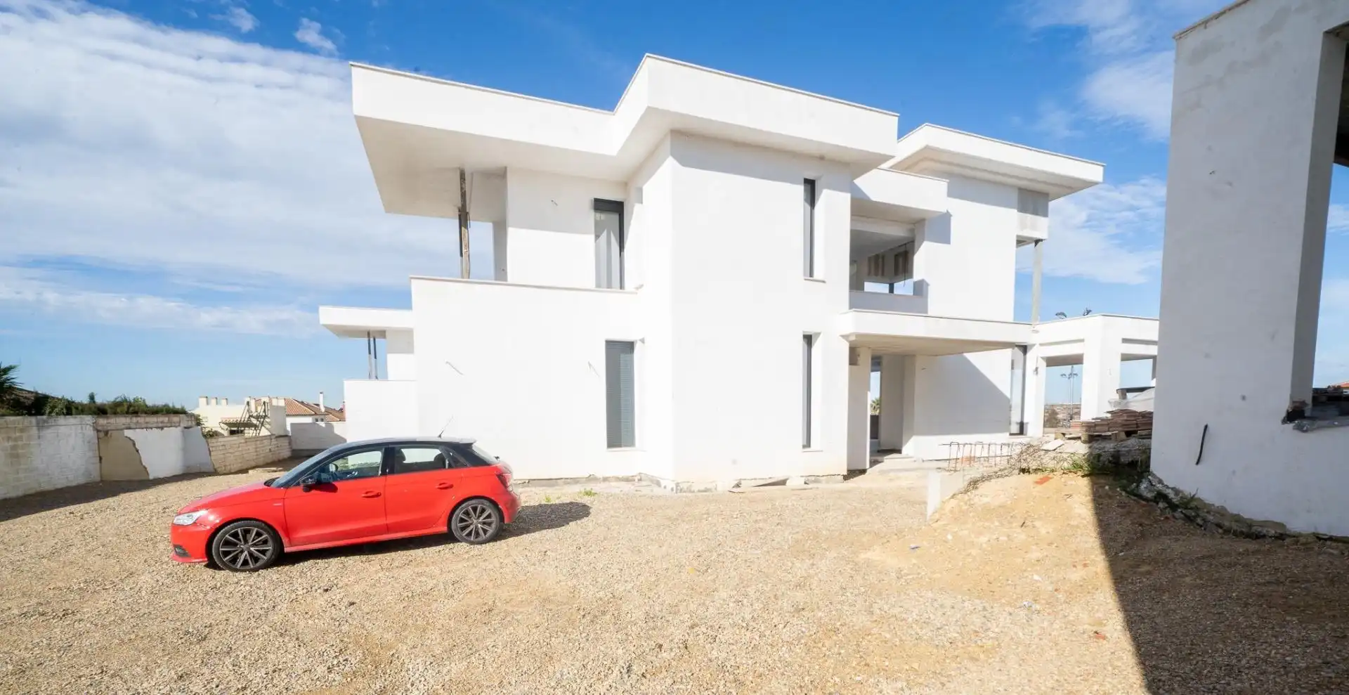 Vista exterior de Casa o chalet en venta en Gines con Jardín privado, Terraza y Piscina