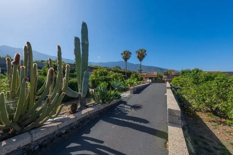 Vista exterior de Casa o chalet en venta en Arafo con Aire acondicionado, Jardín privado y Piscina