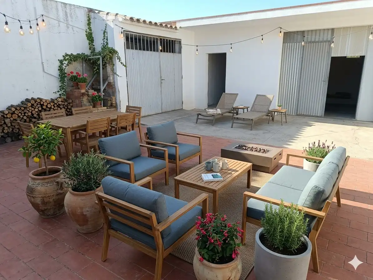 Terraza de Casa o chalet en venta en Vilanova i la Geltrú con Calefacción, Terraza y Trastero
