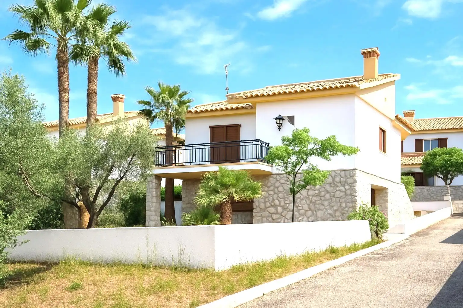Außenansicht von Haus oder Chalet zur Miete in Peñíscola / Peníscola mit Privatgarten, Terrasse und Möbliert