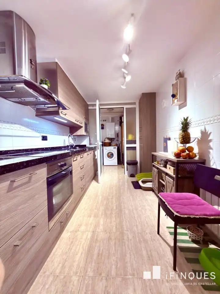 Kitchen of Flat for sale in Castellar del Vallès  with Heating, Balcony and Internet