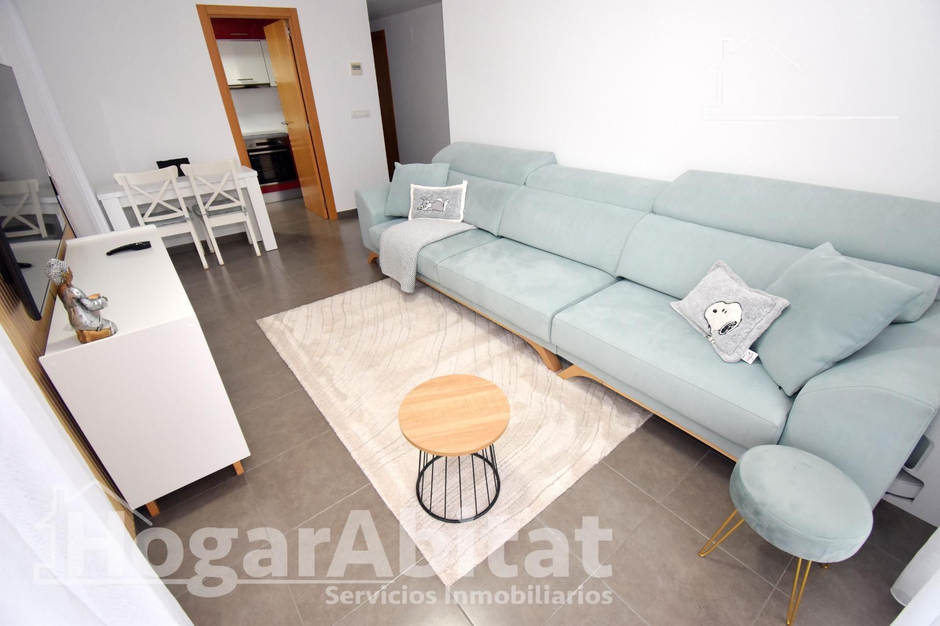 Living room of Flat for sale in Castellón de la Plana / Castelló de la Plana  with Air Conditioner, Terrace and Storage room