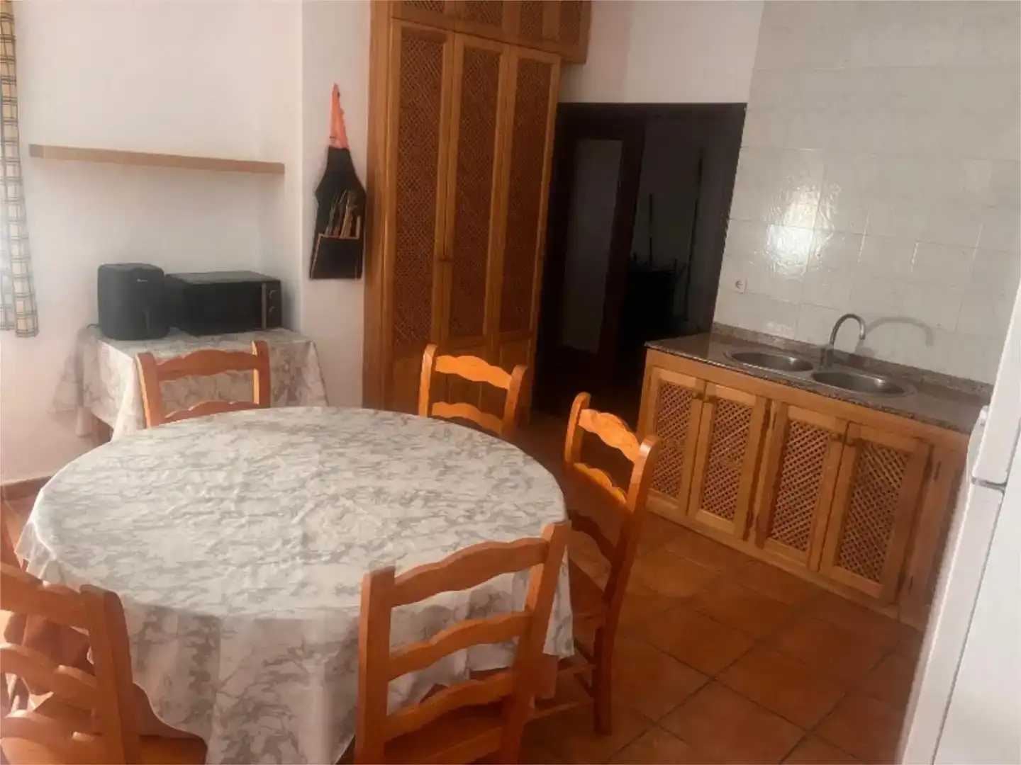 Küche von Wohnung zur Miete in Lucainena de las Torres mit Klimaanlage, Möbliert und Ofen