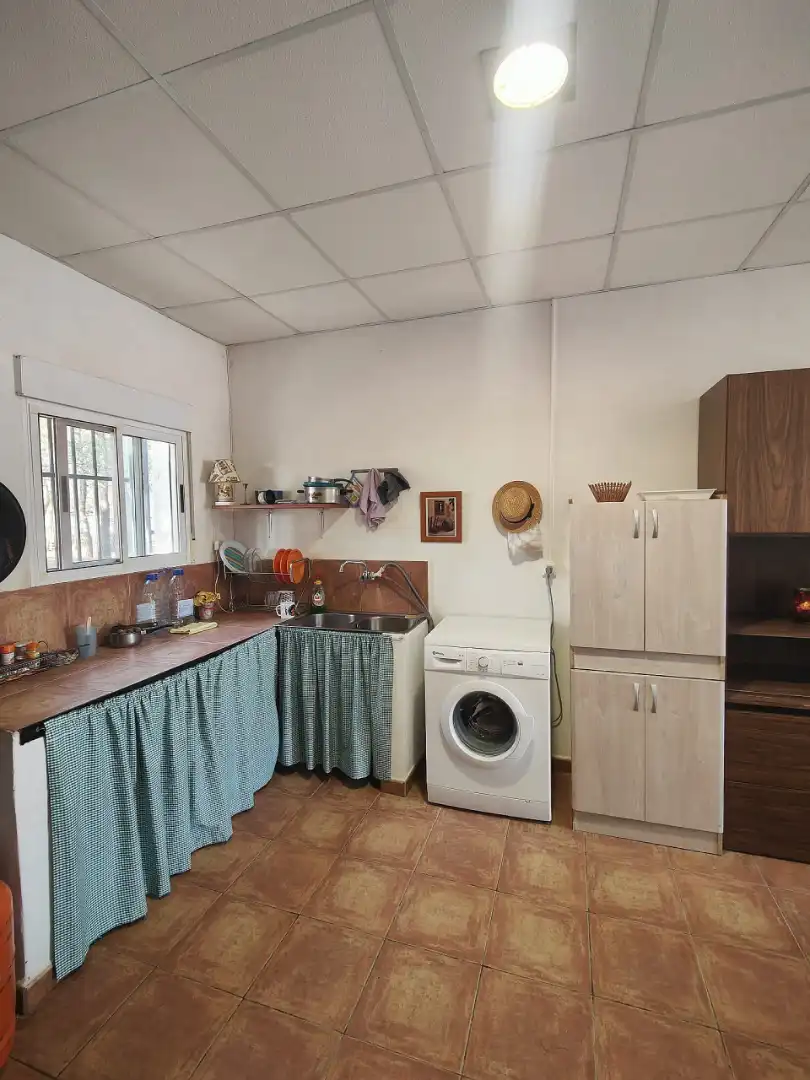 Cuina de Casa o xalet en venda en Yecla amb Jardí privat, Terrassa i Piscina
