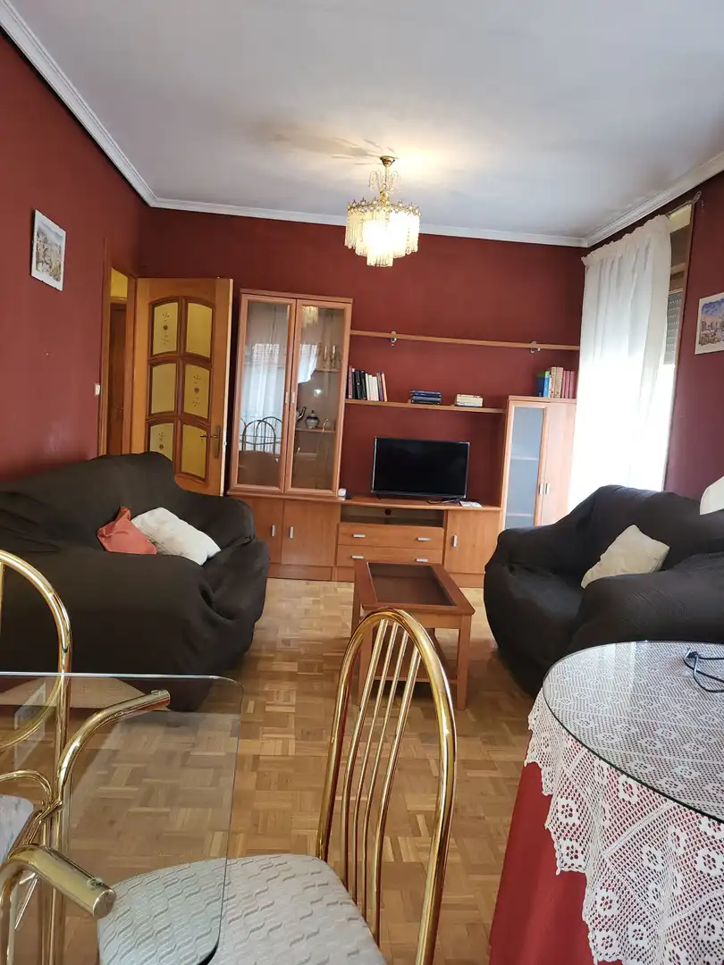 Sala d'estar de Pis en venda en Ávila amb Calefacció, Traster i Moblat