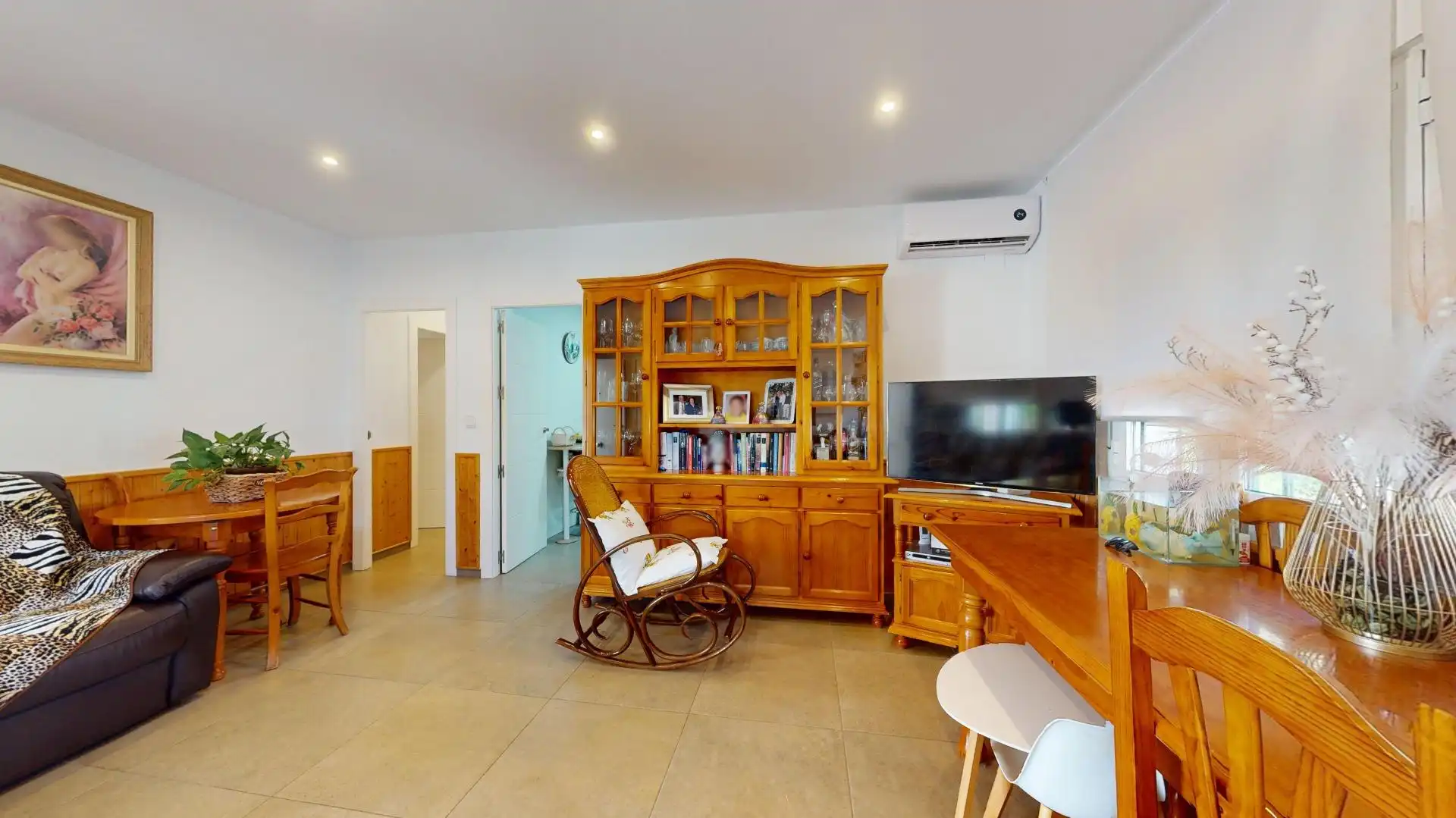 Living room of Houses for sale in Elche / Elx  with Air Conditioner, Private garden and Terrace