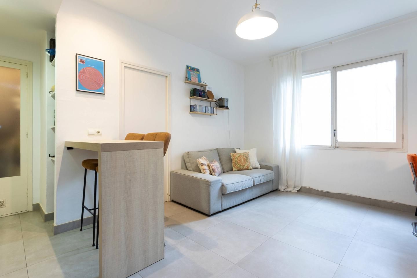 Living room of Flat to rent in  Barcelona Capital  with Furnished and Internet