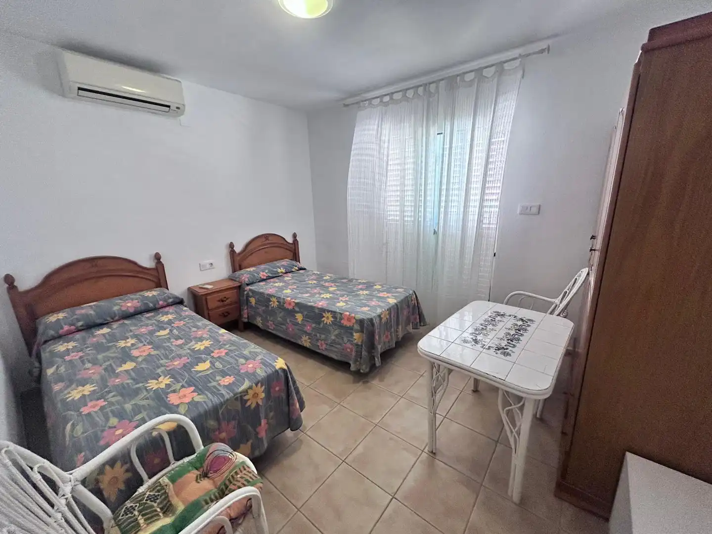 Dormitori de Casa adosada en venda en Peñíscola / Peníscola amb Aire condicionat, Terrassa i Moblat