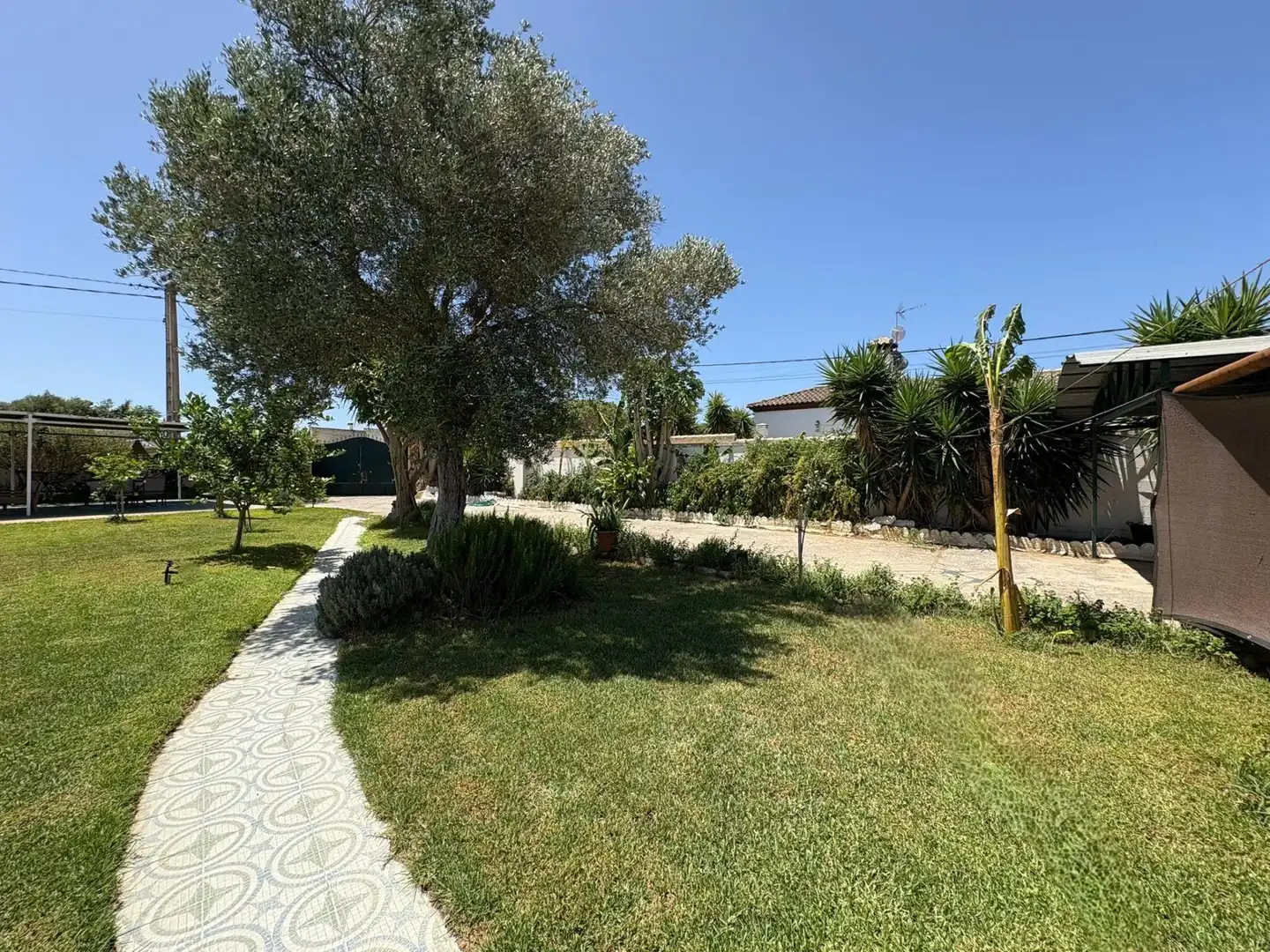 Garden of Houses for rent in Chiclana de la Frontera  with Air Conditioner, Private garden and Terrace