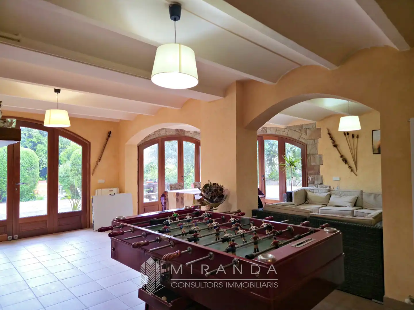 Sala de estar de Casa o chalet en venta en L'Ametlla del Vallès con Aire acondicionado, Jardín privado y Terraza