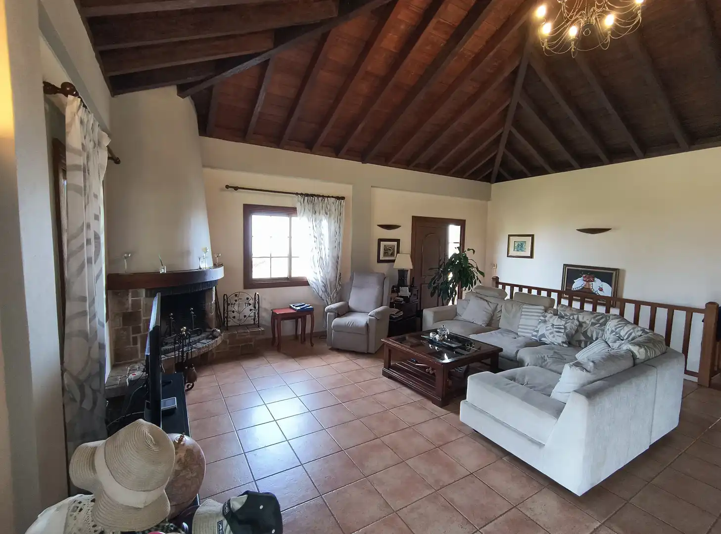 Sala de estar de Casa o chalet en venta en La Orotava con Jardín privado, Parquet y Terraza