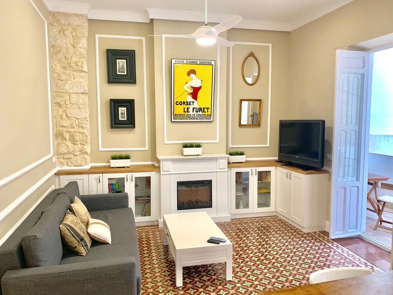 Living room of Flat for sale in Alicante / Alacant  with Furnished