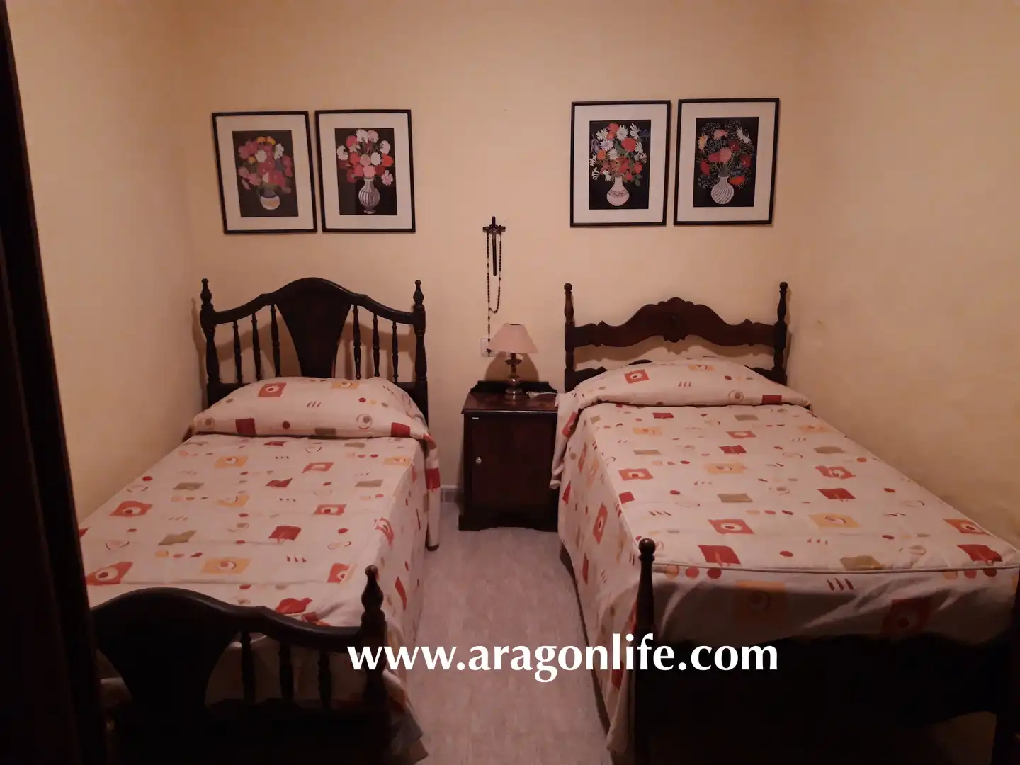Bedroom of Houses for sale in Maella  with Furnished, Oven and Washing machine