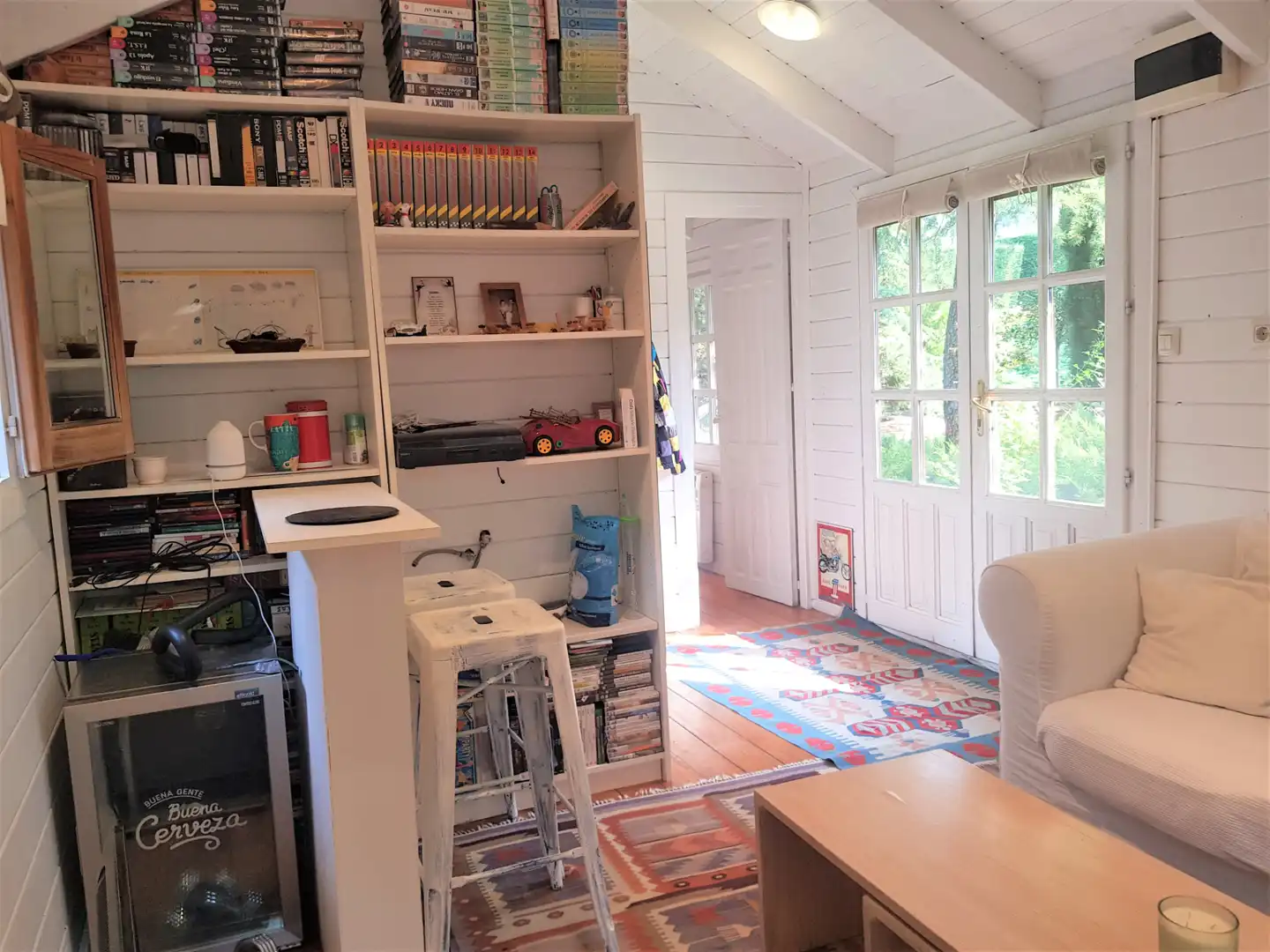 Sala d'estar de Casa o xalet de lloguer en Valdemorillo amb Jardí privat, Moblat i Internet