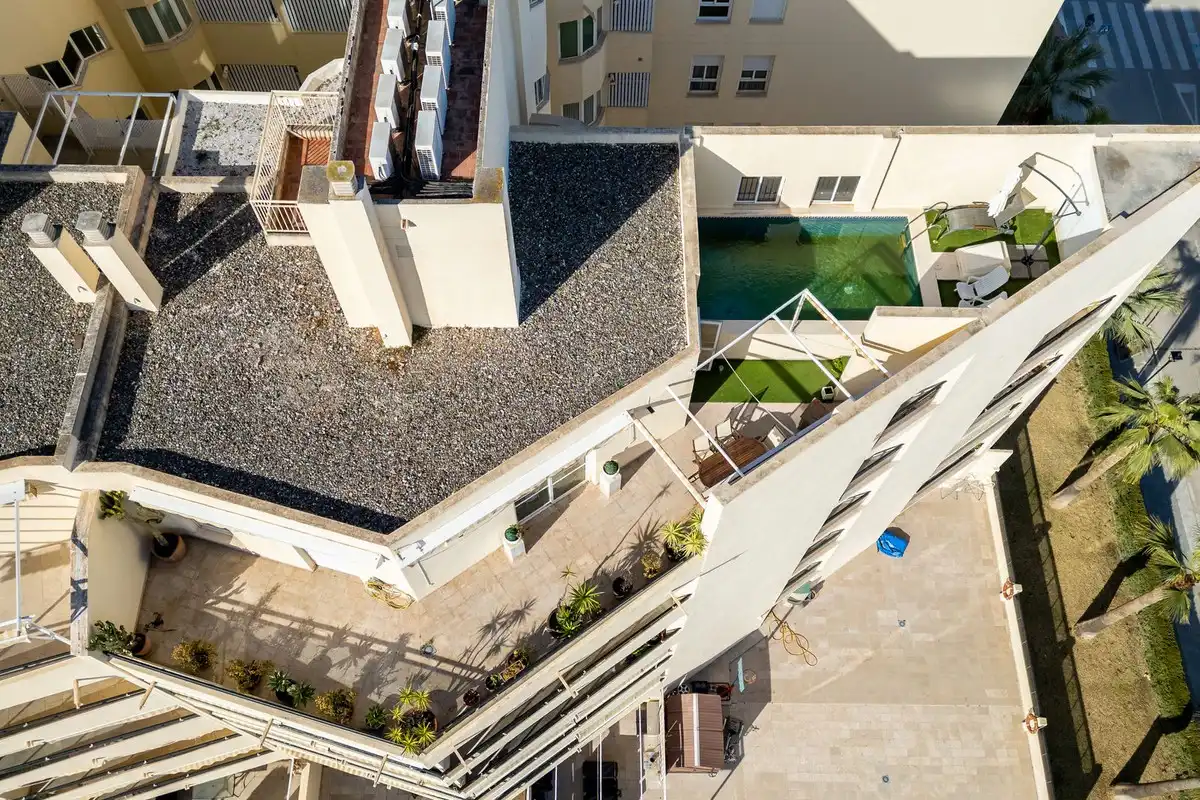 Außenansicht von Dachboden zum Verkauf in Torremolinos mit Klimaanlage, Terrasse und Schwimmbad